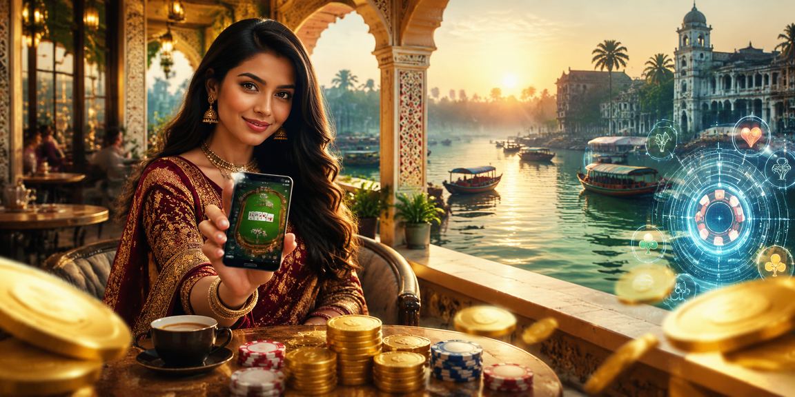 বরিশালের পকার গেম খেলছেন এক বাংলাদেশি মহিলা